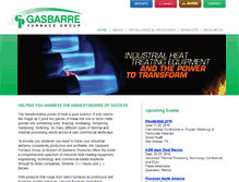 Tablet Screenshot of gasbarrefurnacegroup.com